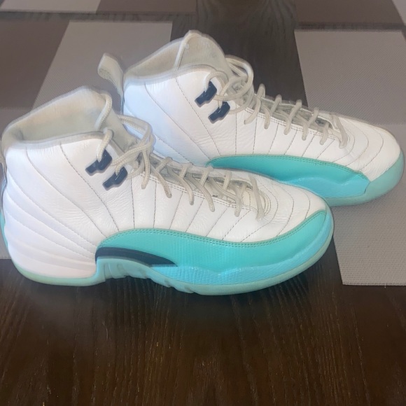 Jordan Shoes - AIR JORDAN 12 RETRO LIGHT AQUA GS SIZE 7Y OR WOMENS 8.5